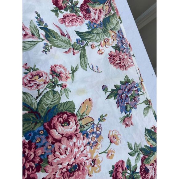 Wamsutta King ruffle flowers pillowcase vintage USA Easycare Supercale 40x19" - Picture 3 of 6